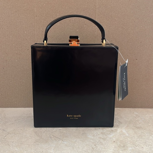 ♠️kate spade Fortune Favors Embellished 3D Top-handle Crossbody Bag, Black NWT - Picture 12 of 16